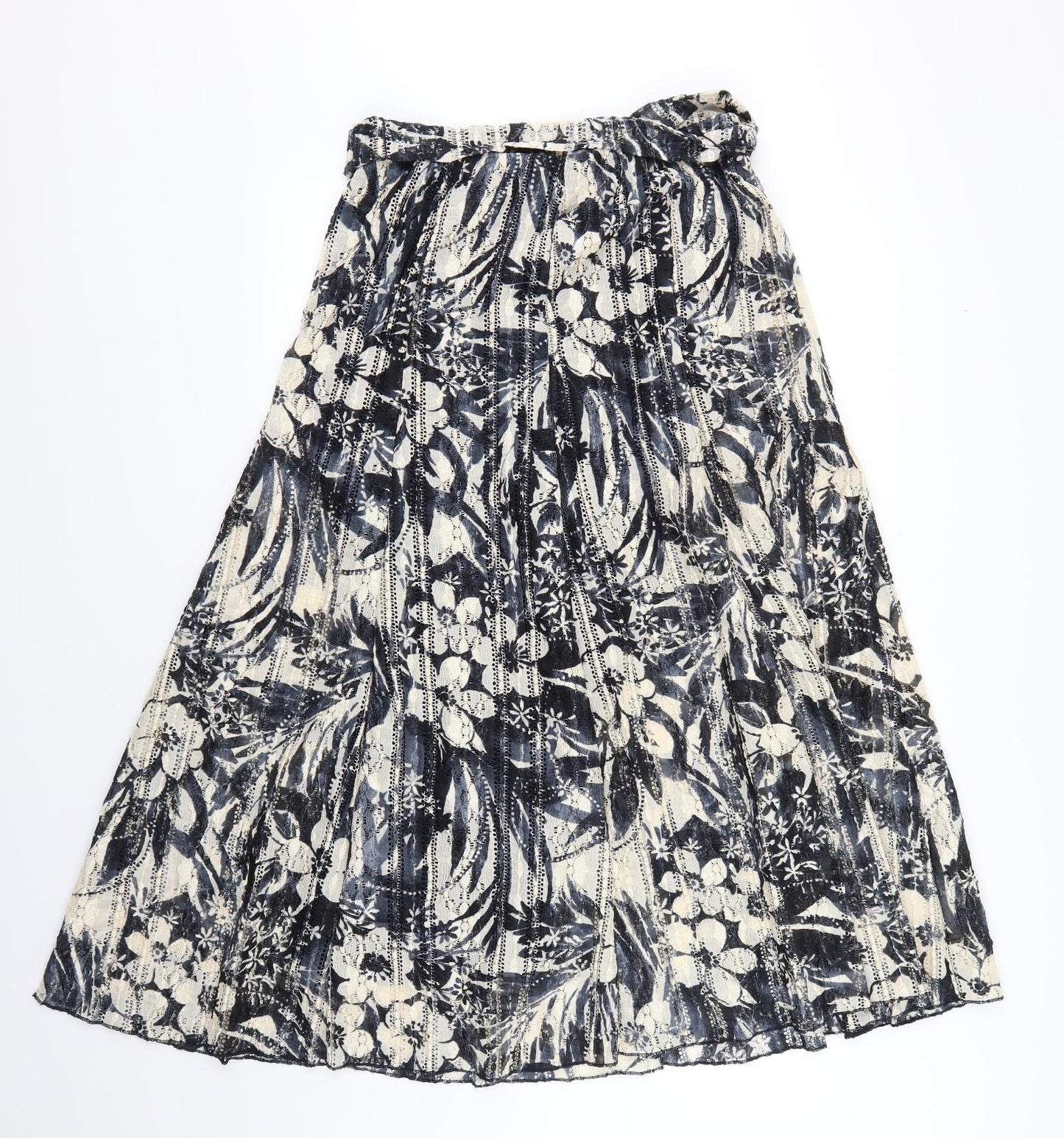 Per Una Womens Multicoloured Floral  Flare  Size 12