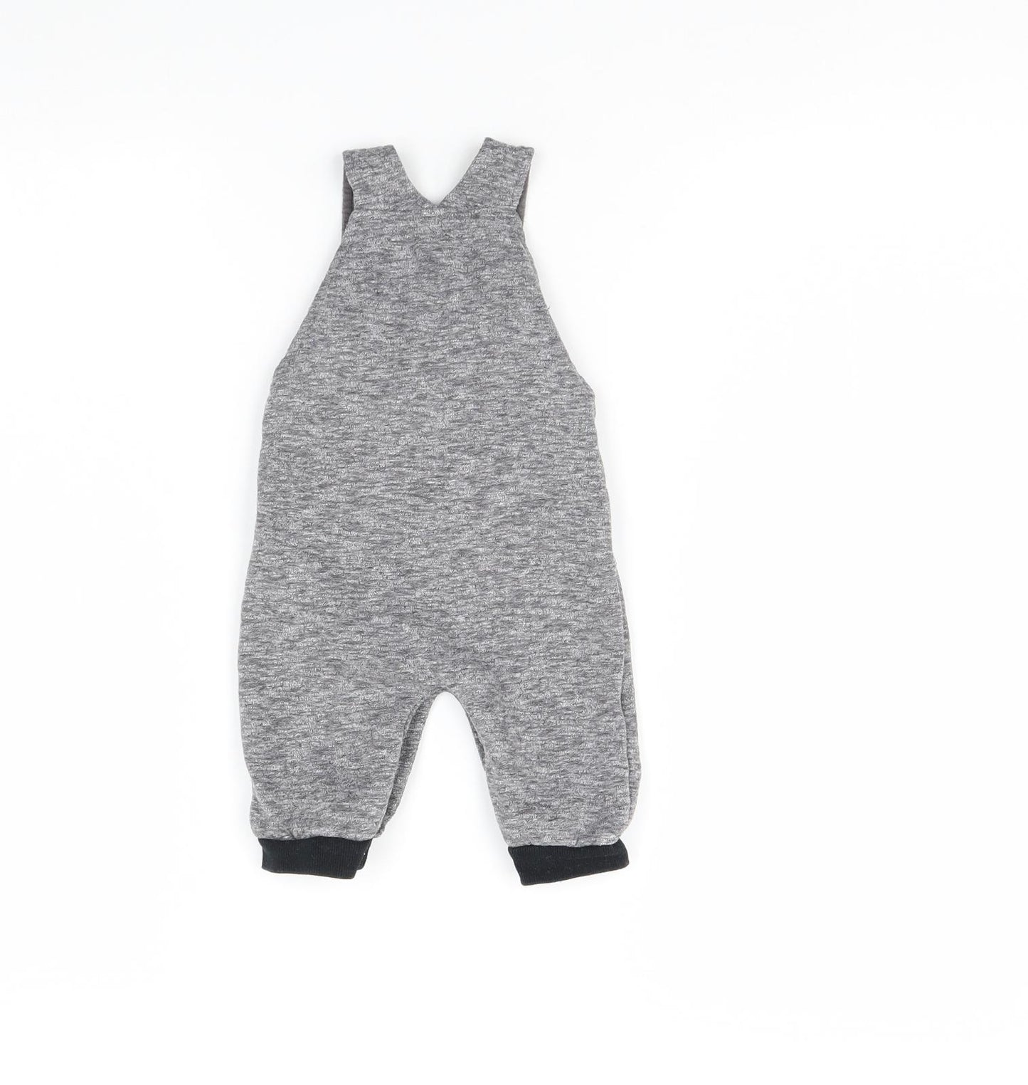 Primark Baby Grey   Babygrow One-Piece Size 3-6 Months  - Tiger
