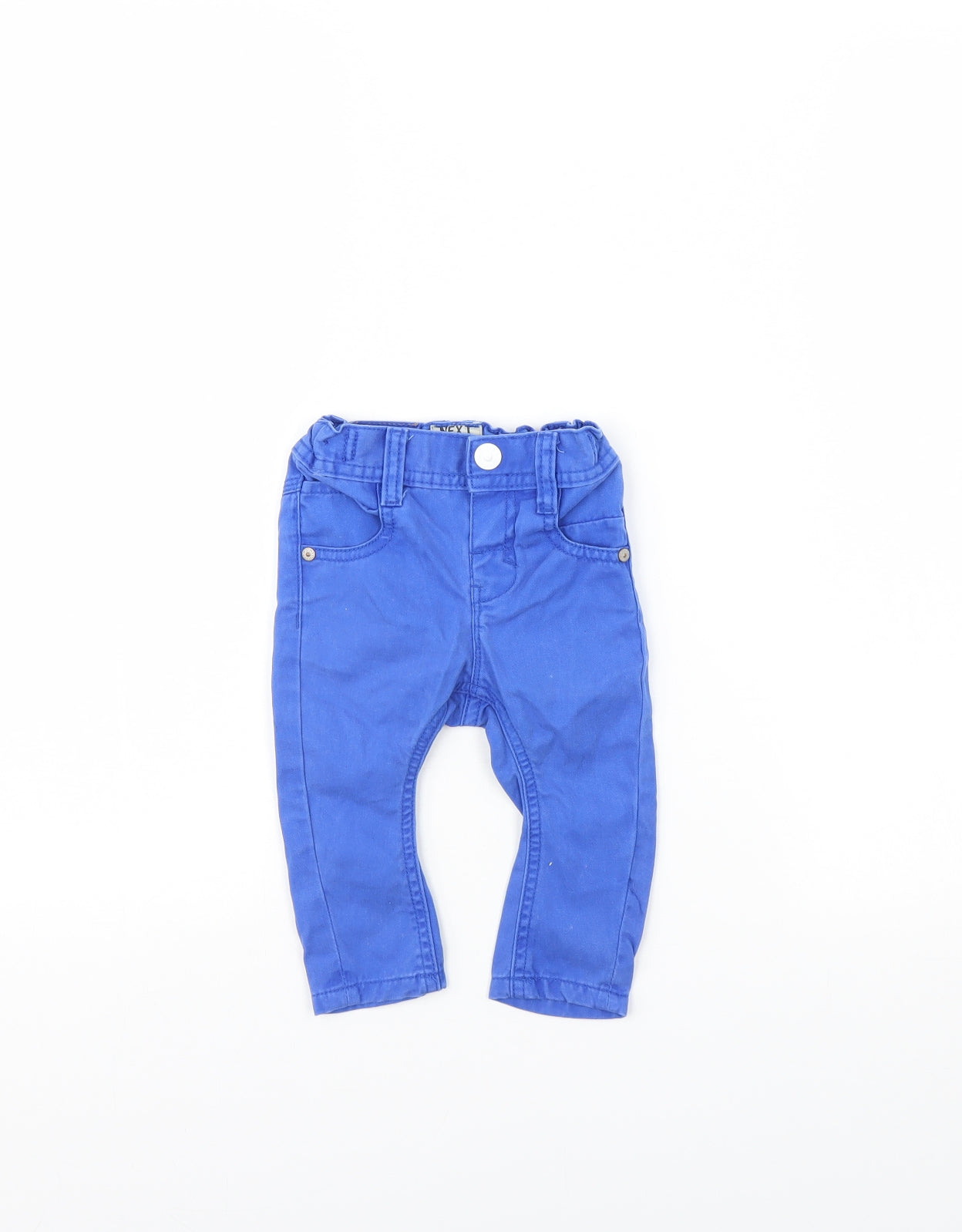 NEXT Baby Blue  Denim Cargo Jeans Size 3-6 Months