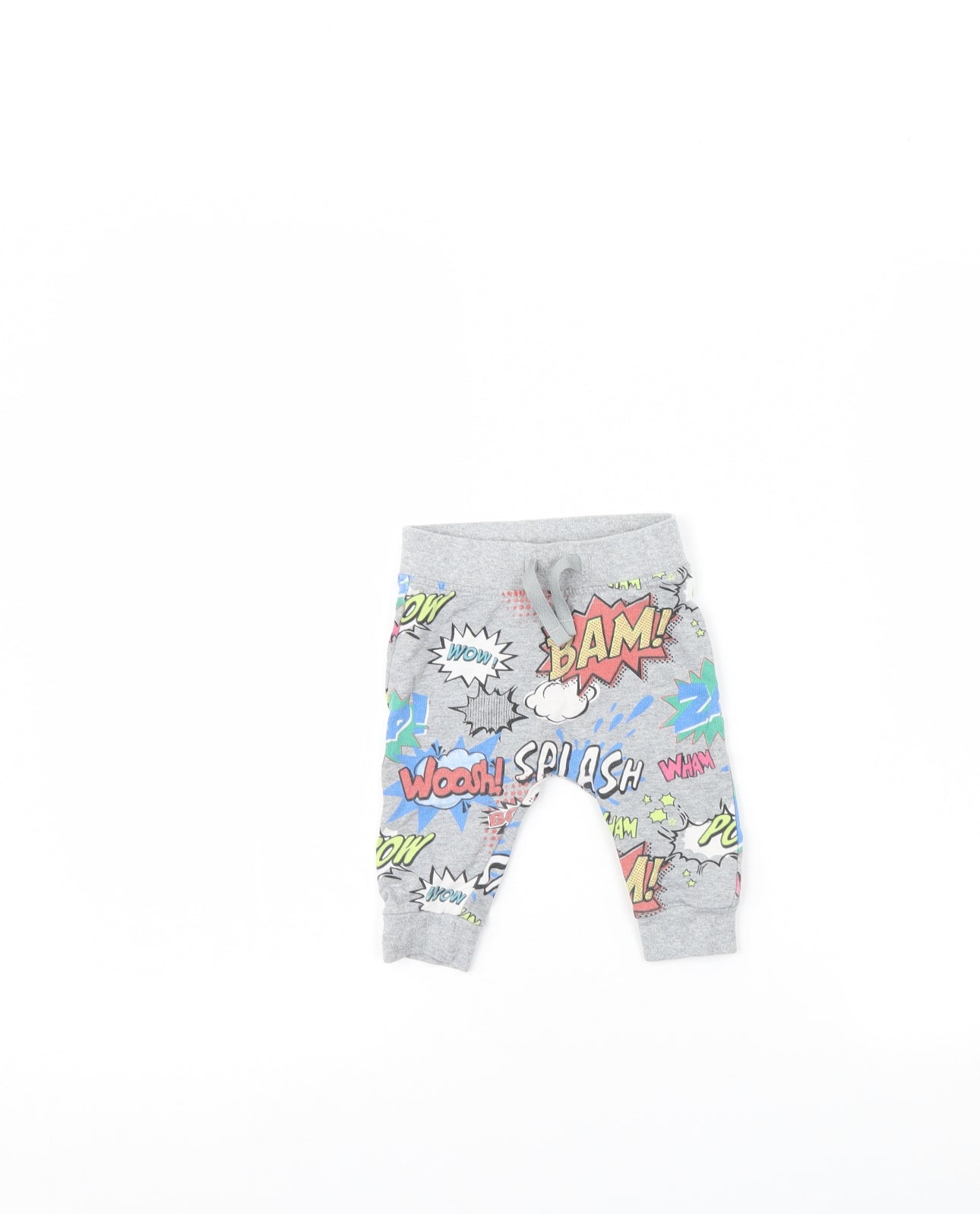 NEXT Baby Grey Spotted  Jogger Trousers Size 3-6 Months