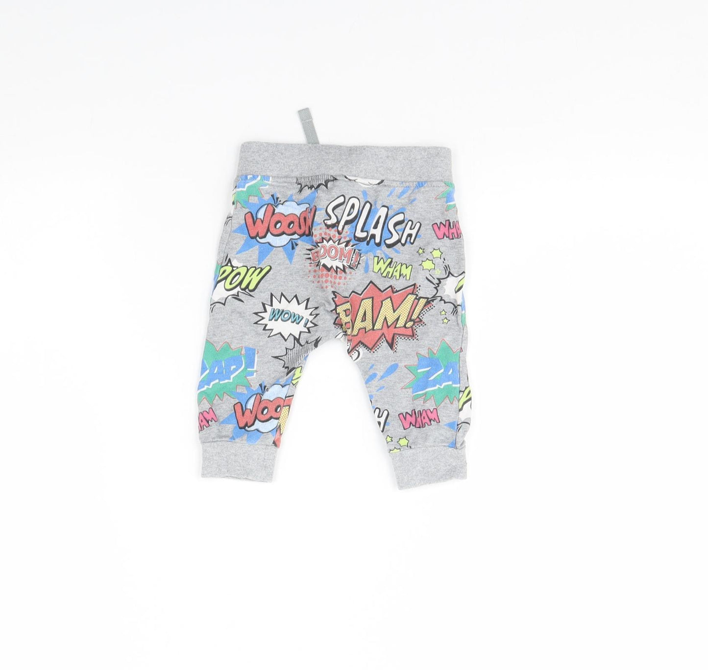 NEXT Baby Grey Spotted  Jogger Trousers Size 3-6 Months
