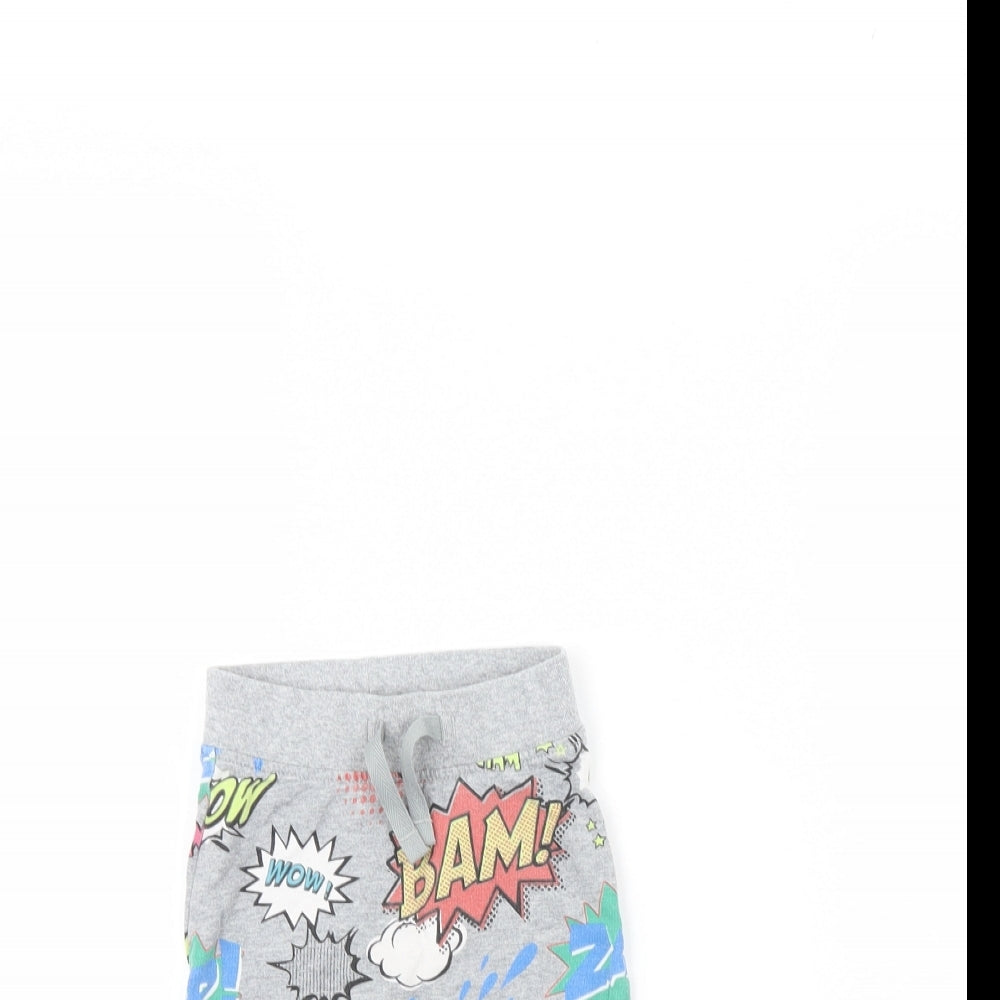 NEXT Baby Grey Spotted  Jogger Trousers Size 3-6 Months
