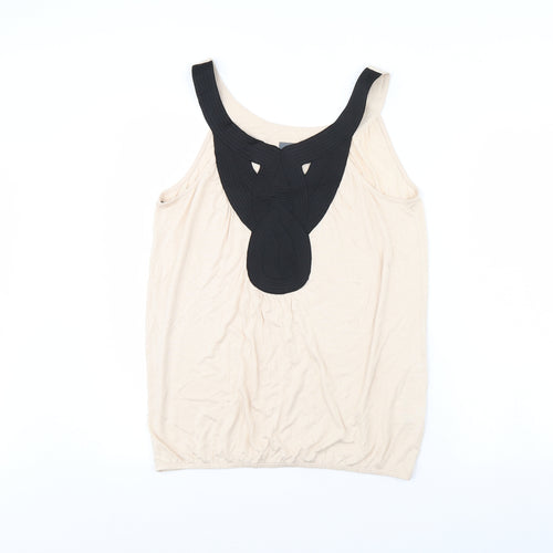 Et vous Womens Beige   Basic Tank Size 14
