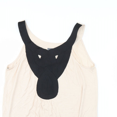 Et vous Womens Beige   Basic Tank Size 14