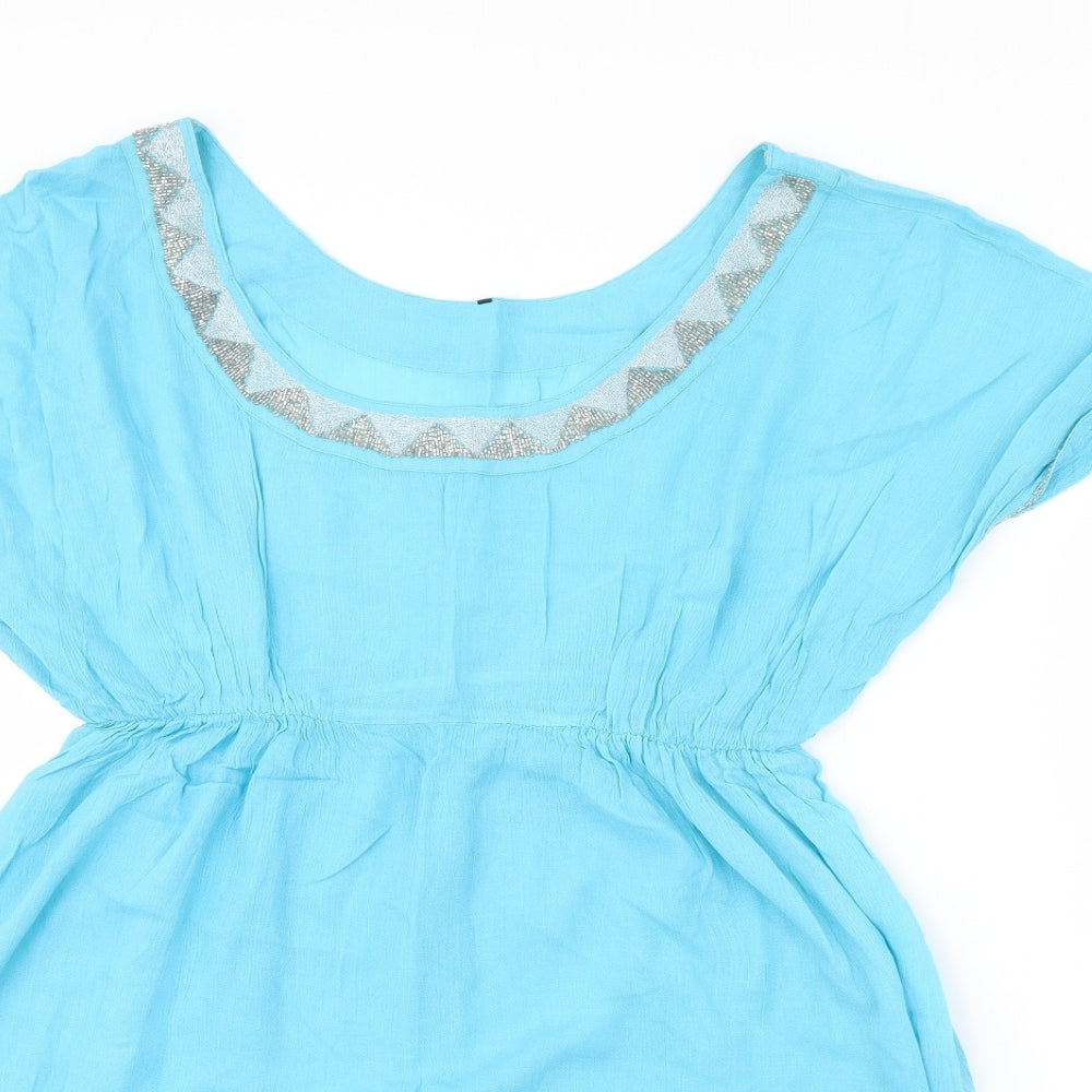 Riviera Womens Blue   Fit & Flare  Size M