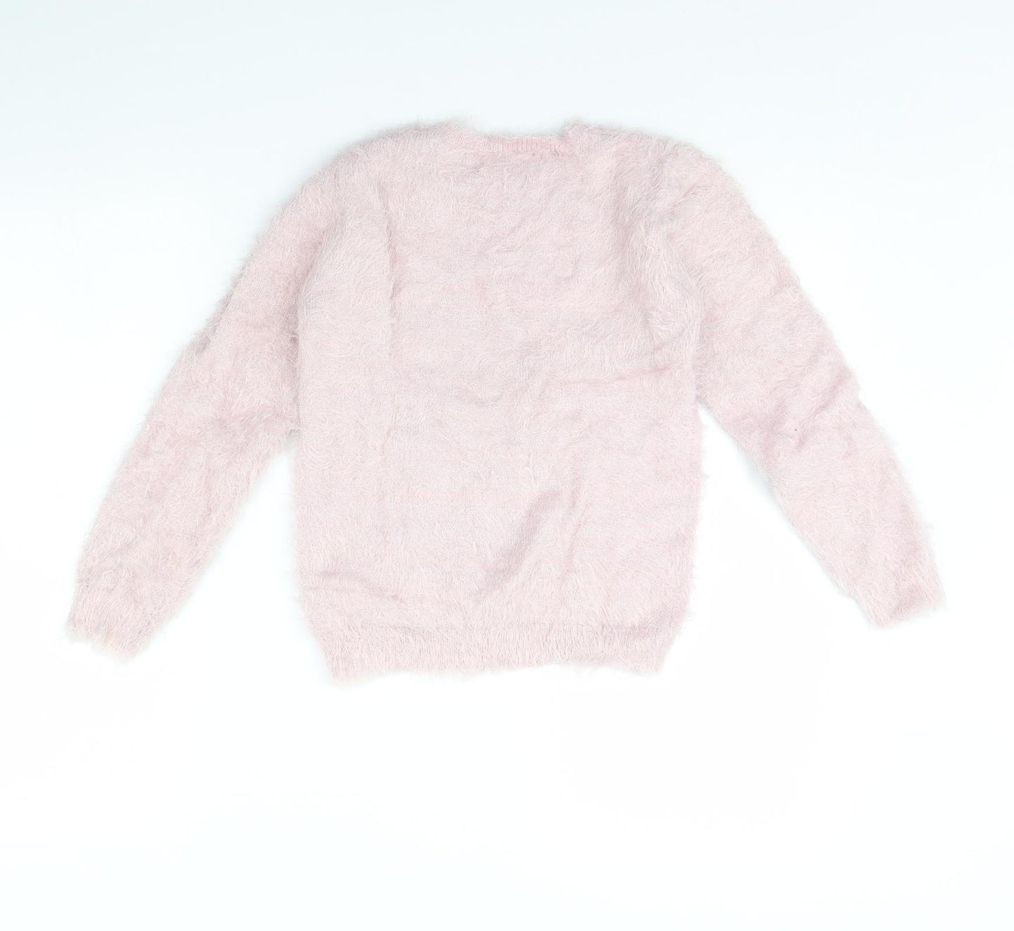 Nutmeg Girls Pink   Pullover Jumper Size 10 Years  - Unicorn