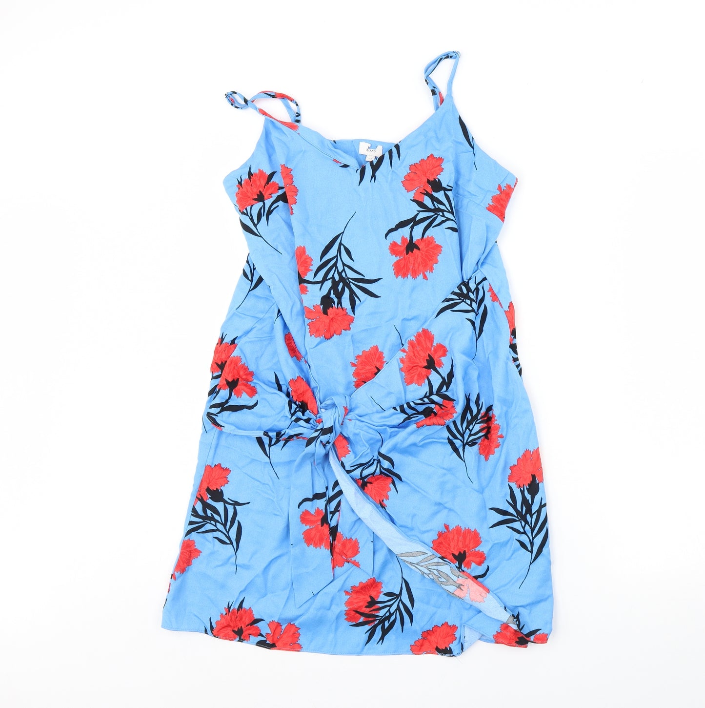 River Island Womens Blue Floral  Mini  Size 12