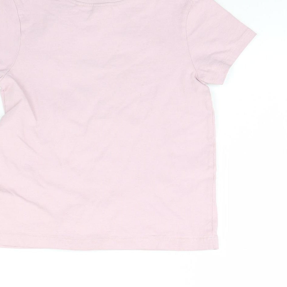 NEXT Girls Pink   Basic T-Shirt Size 6 Years