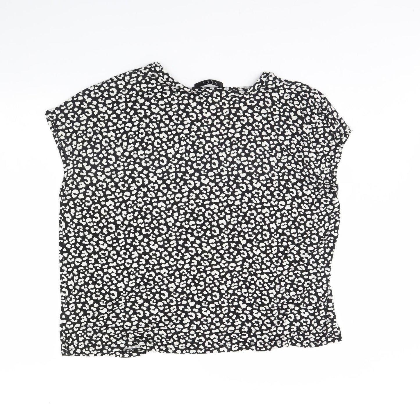 Very Womens Black Polka Dot  Basic Tank Size 20