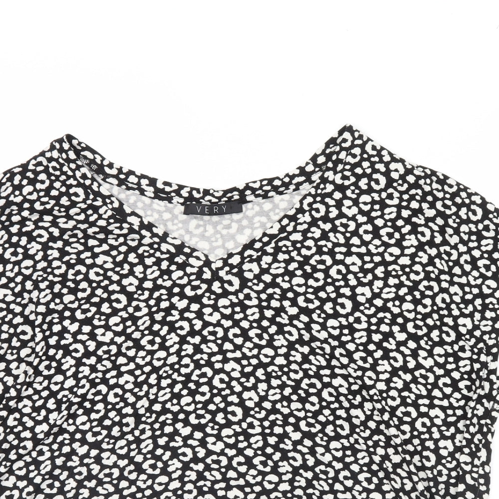 Very Womens Black Polka Dot  Basic Tank Size 20