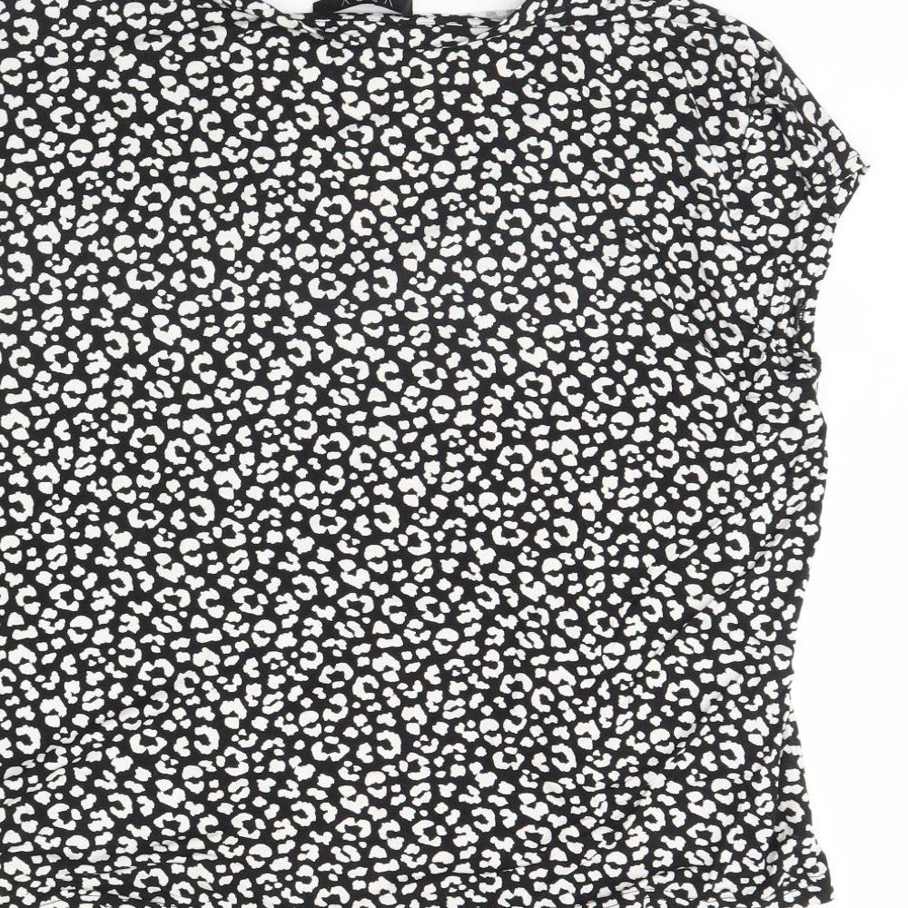 Very Womens Black Polka Dot  Basic Tank Size 20