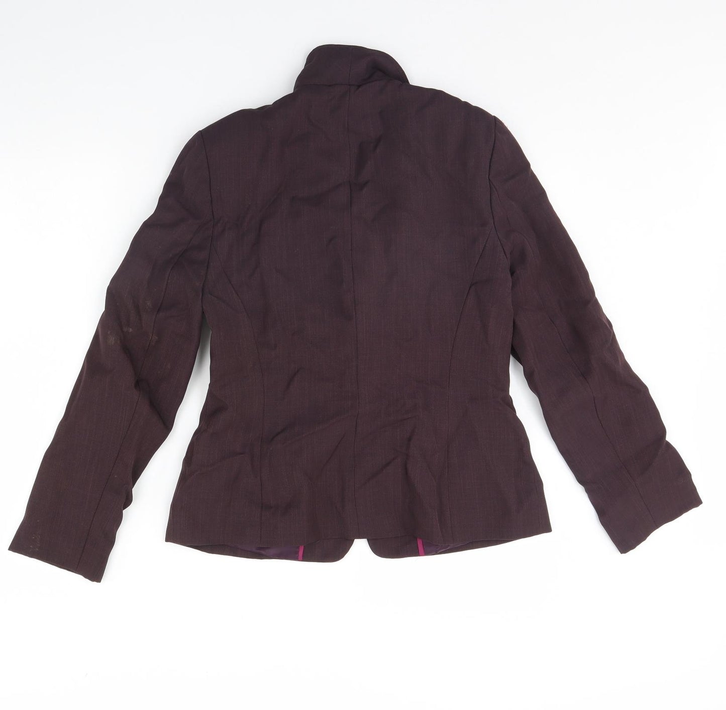 Dorothy Perkins Womens Purple   Jacket Blazer Size 12  - Shoulder Pads
