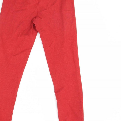 Disney Boys Red Solid   Pyjama Pants Size 9 Years  - SpiderMan