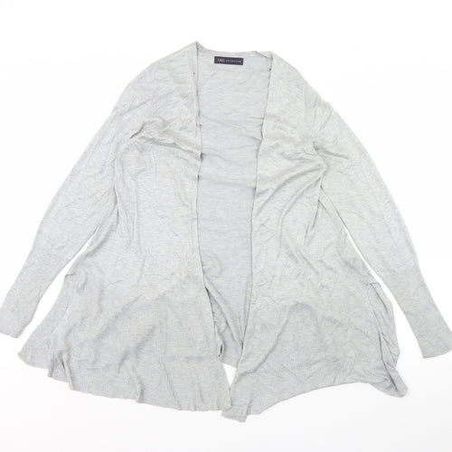 M&S Womens Grey   Cardigan Jumper Size M