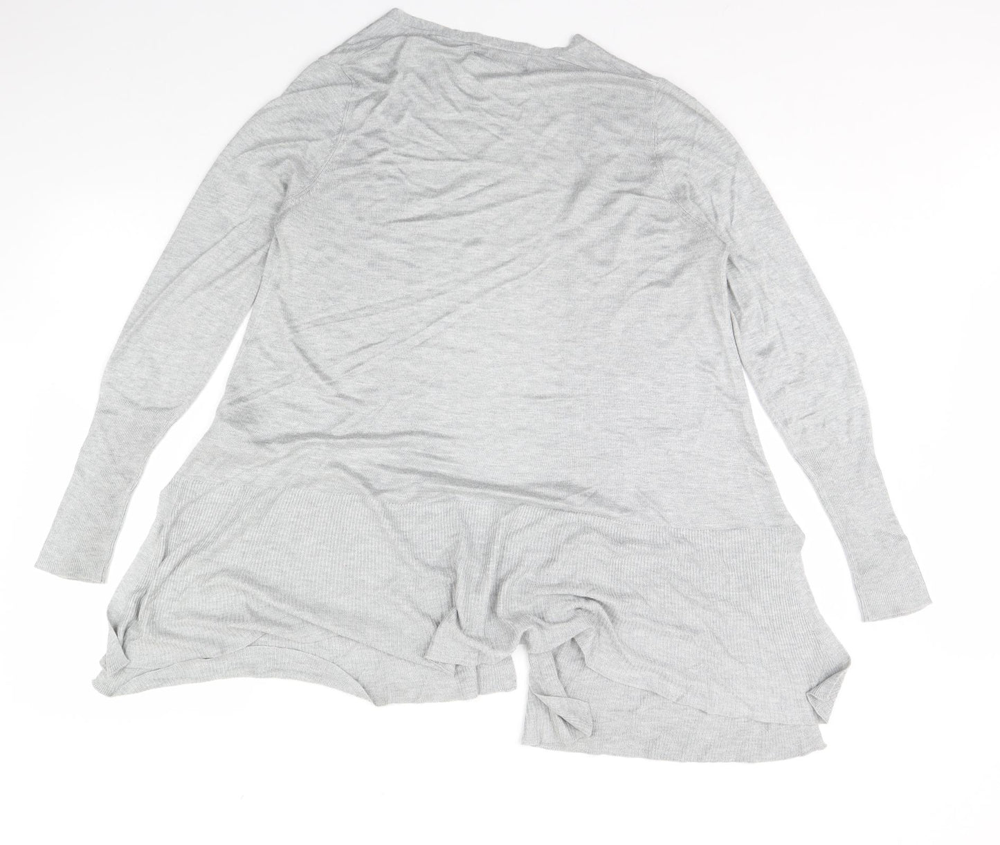 M&S Womens Grey   Cardigan Jumper Size M