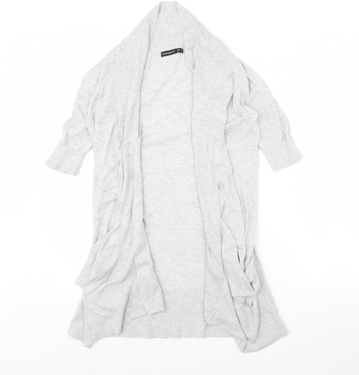 Atmosphere Womens Grey Cardigan Jumper Size 10