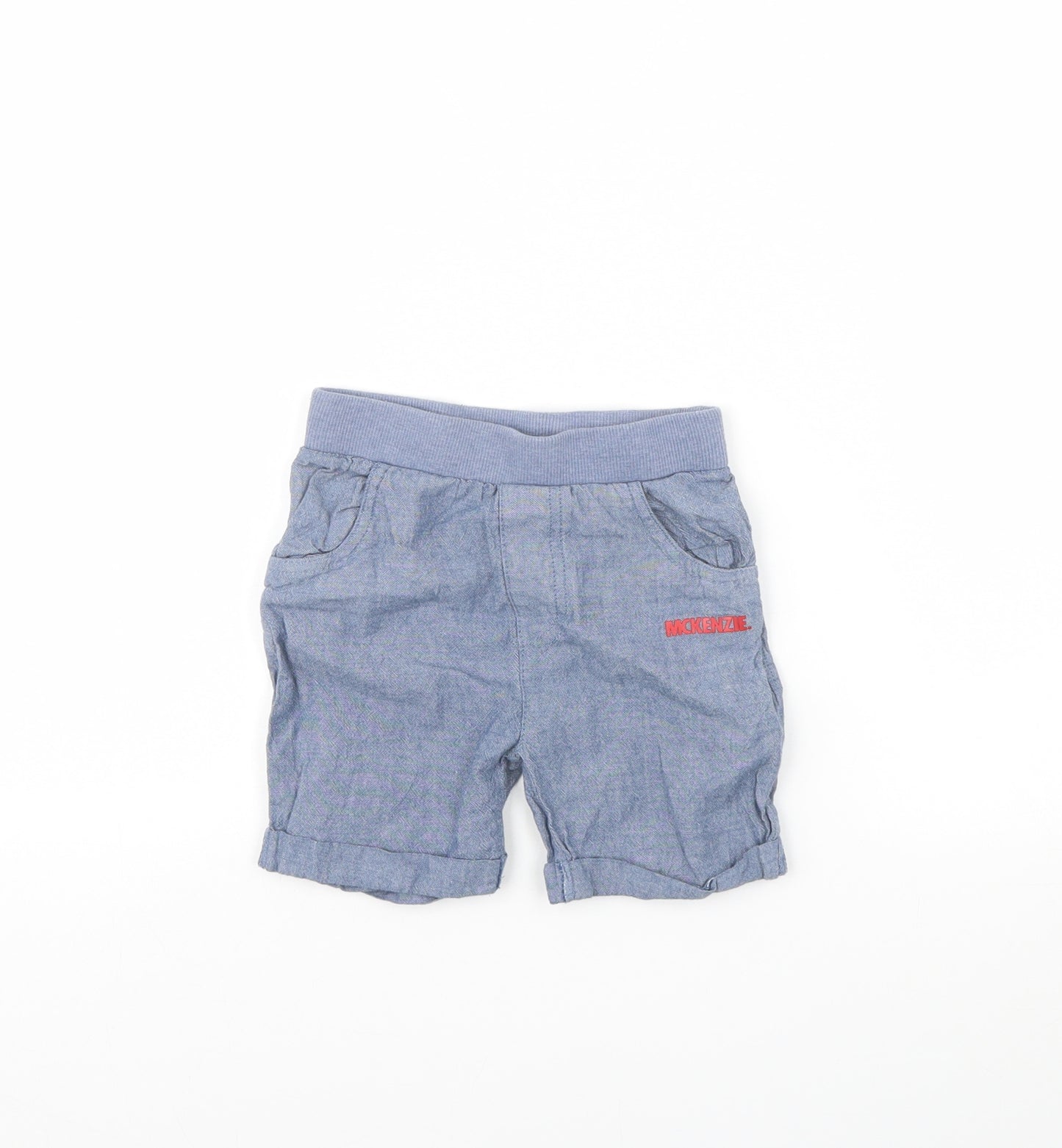 McKenzie Boys Blue   Chino Shorts Size 2 Years