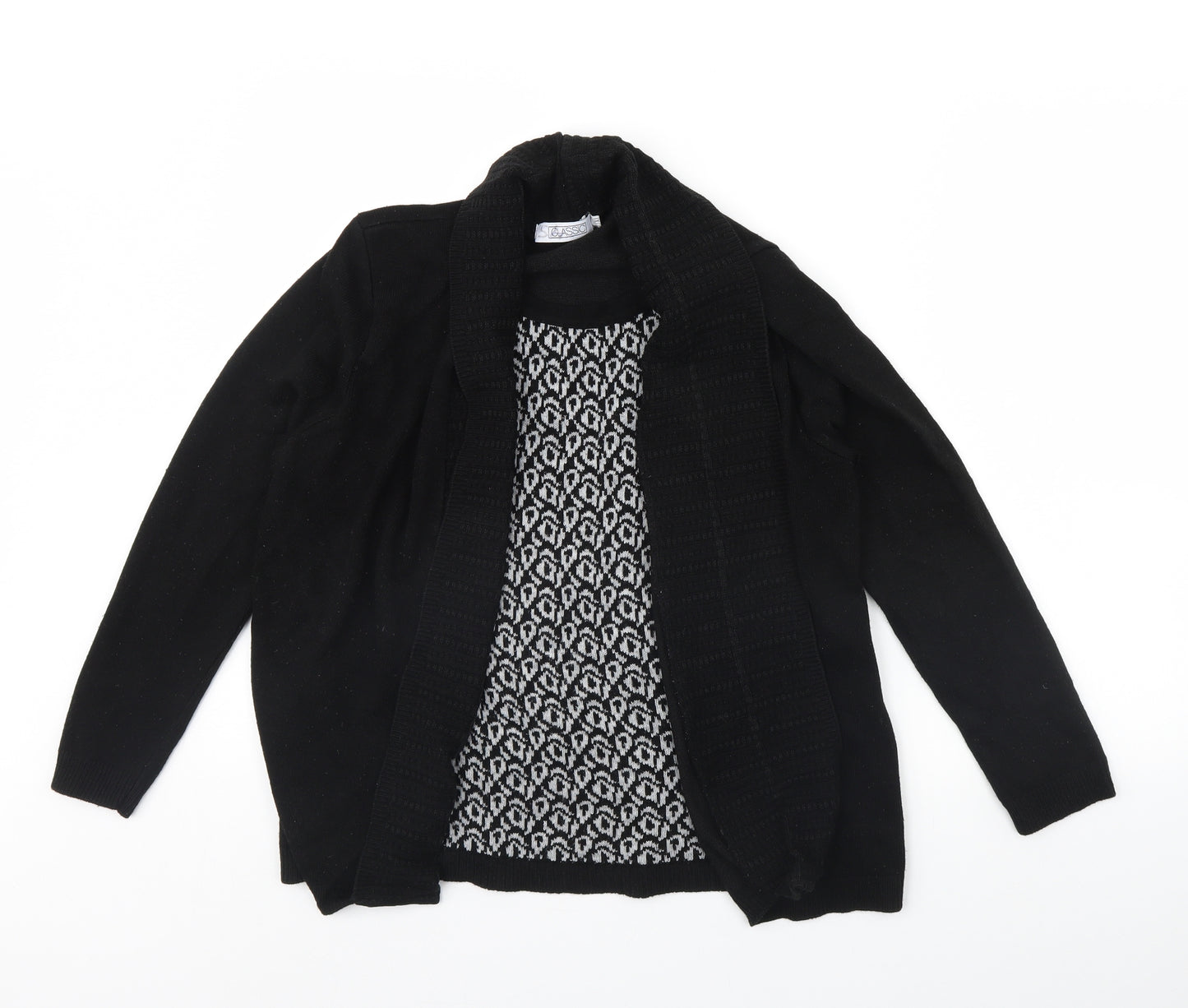 Classic Womens Black   Pullover Jumper Size L