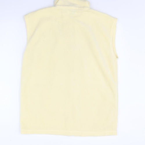 exe Womens Yellow  Fleece Gilet Jacket Size S