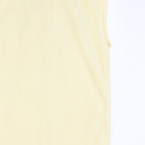 exe Womens Yellow  Fleece Gilet Jacket Size S