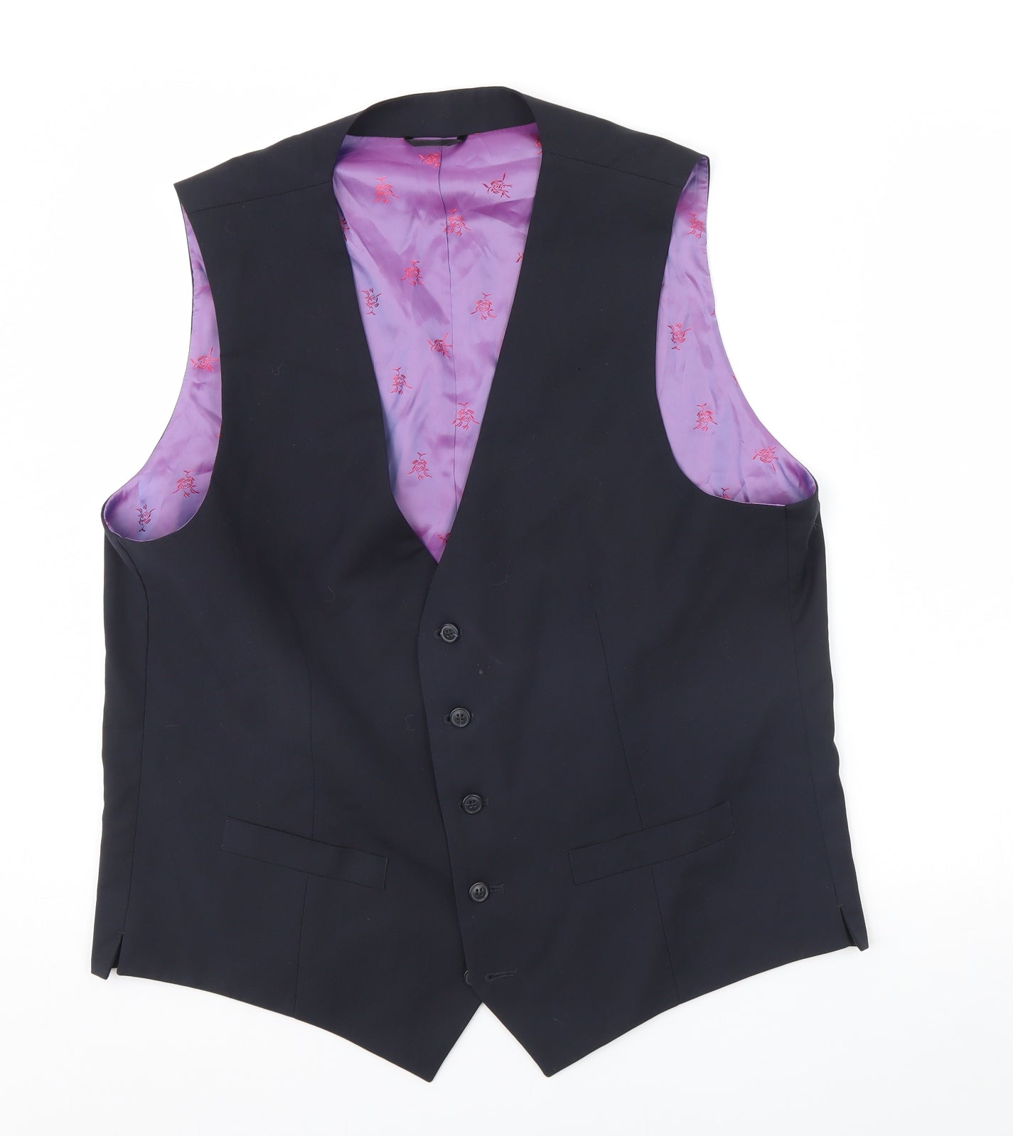 Brook Taverner Mens Blue   Jacket Waistcoat Size 40