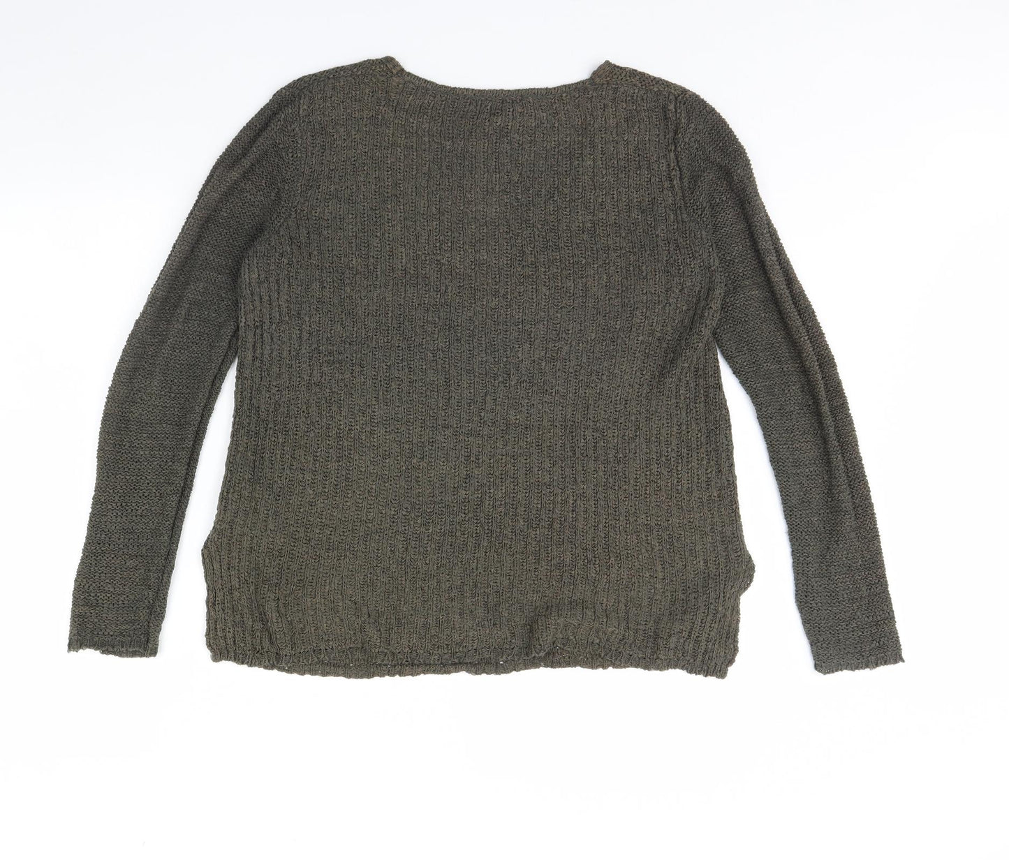 H&M Womens Green   Pullover Jumper Size L