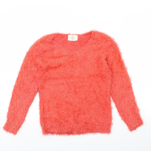 Preworn Womens Orange   Pullover Jumper Size XS