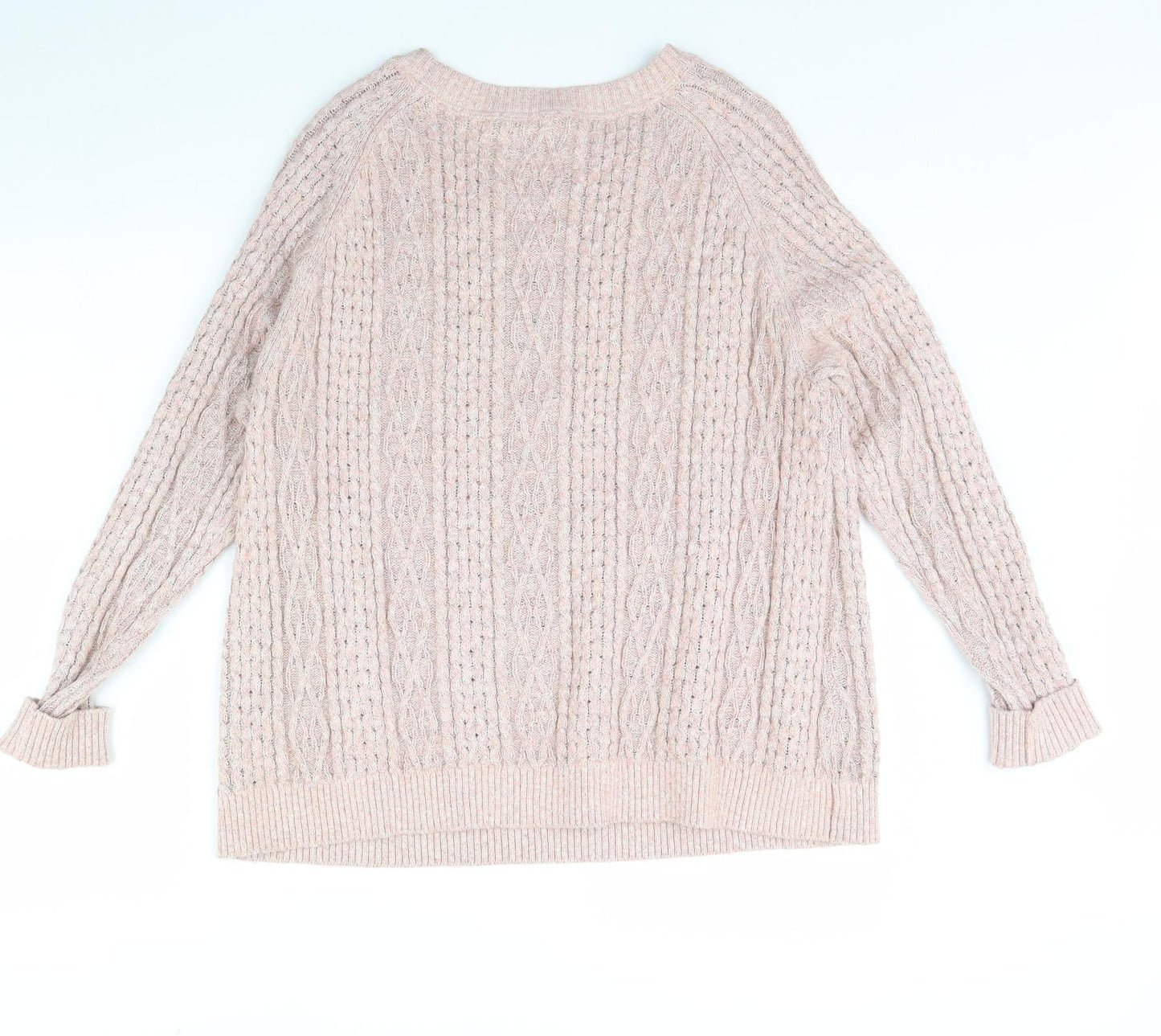 Fat Face Womens Pink   Pullover Jumper Size 18