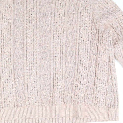 Fat Face Womens Pink   Pullover Jumper Size 18