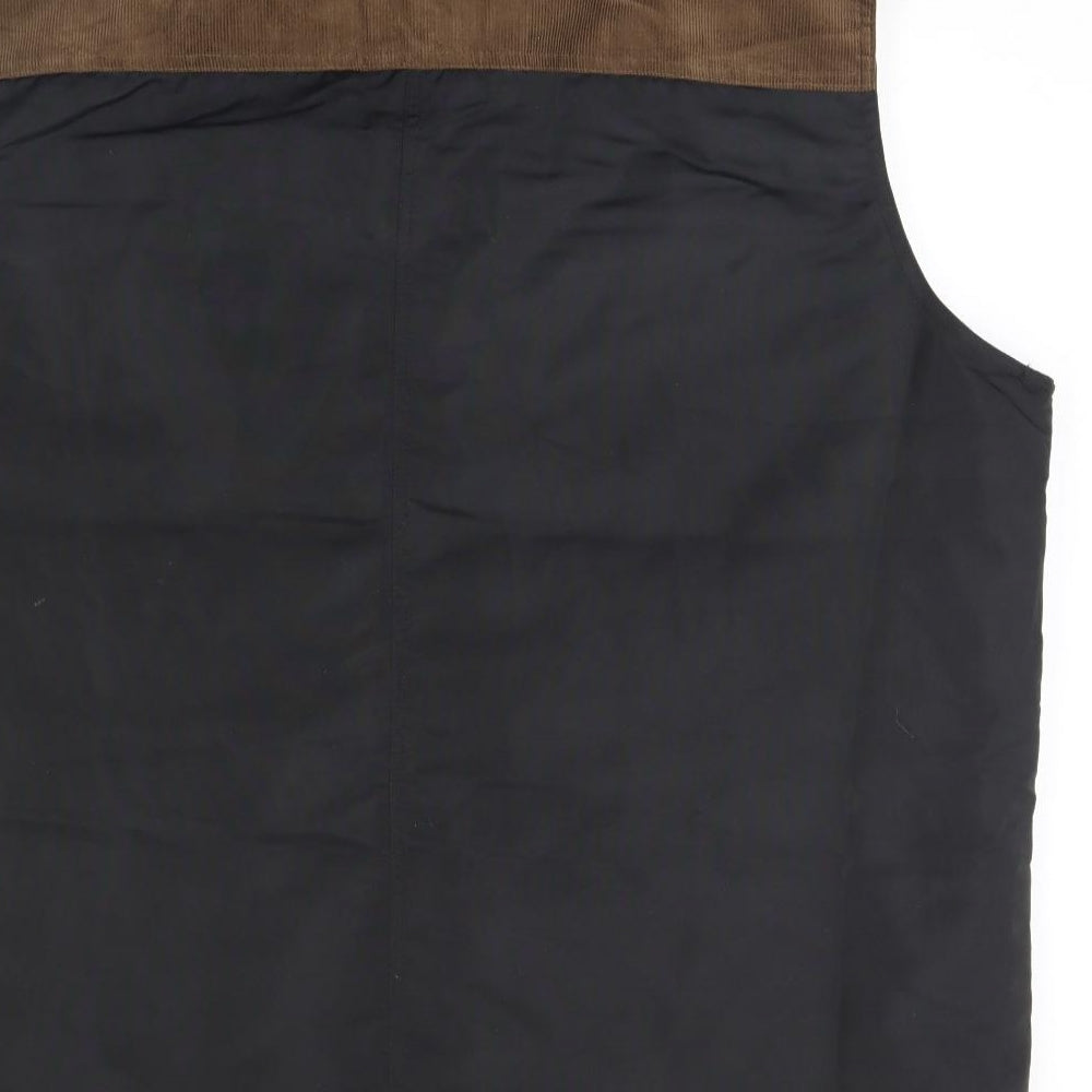 Cotton Traders Mens Black   Gilet Coat Size 4XL