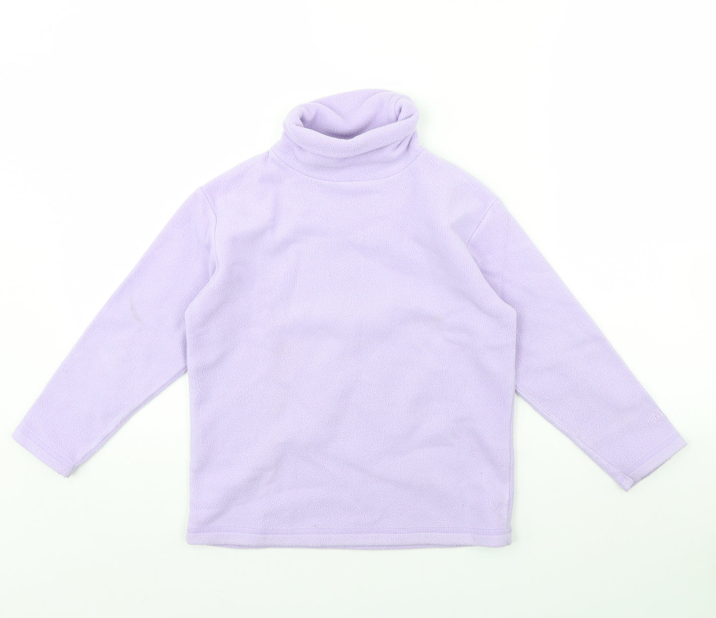 Maine Girls Purple  Fleece Pullover Jumper Size 5 Years