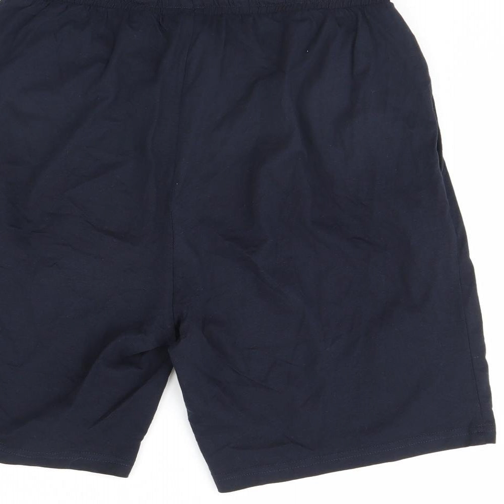 Preworn Mens Blue Solid   Pyjama Pants Size M