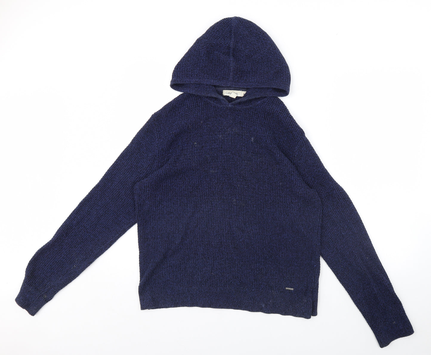 Calvin Klein Mens Blue   Pullover Hoodie Size M