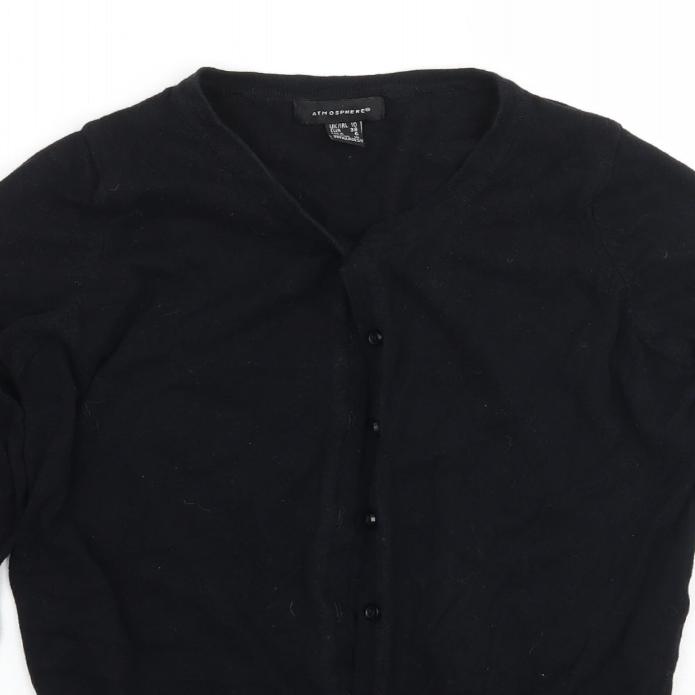 Primark Womens Black   Cardigan Jumper Size 10