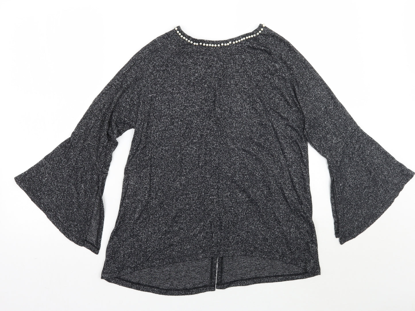COIN 1804 Womens Grey   Basic T-Shirt Size S