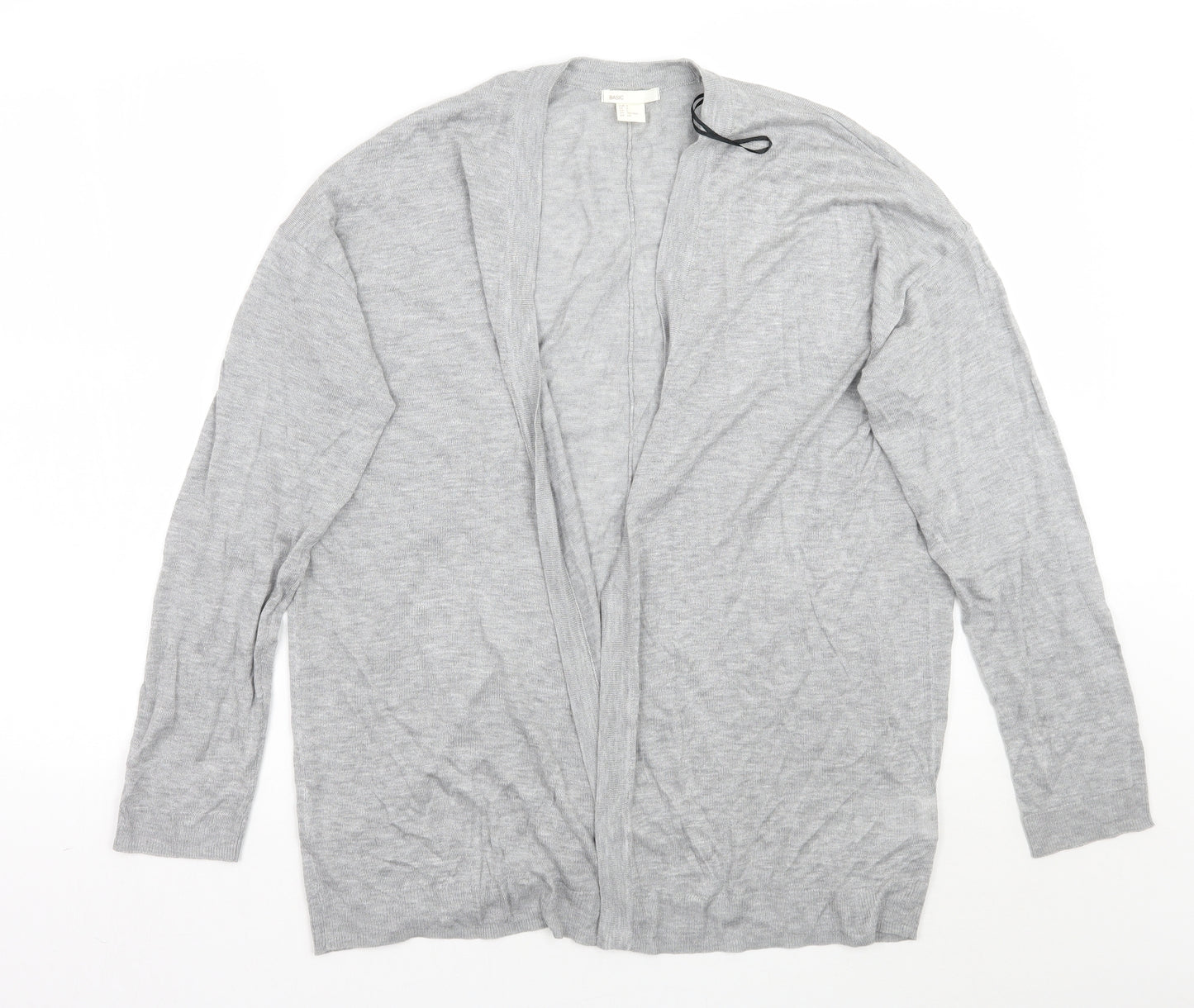 H&M Womens Grey   Cardigan Jumper Size S