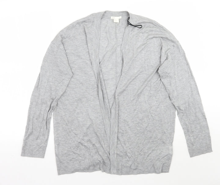 H&M Womens Grey   Cardigan Jumper Size S