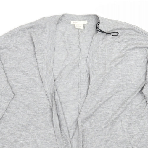 H&M Womens Grey   Cardigan Jumper Size S