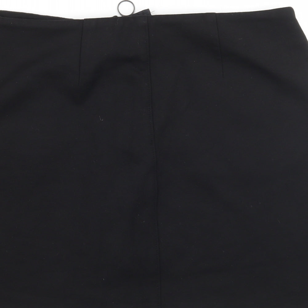 Red Herring Womens Black   A-Line Skirt Size 12