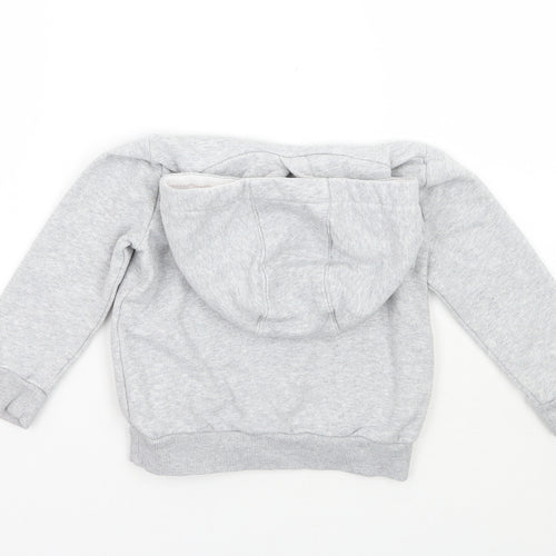 F&F Girls Grey Geometric  Pullover Hoodie Size 3 Years