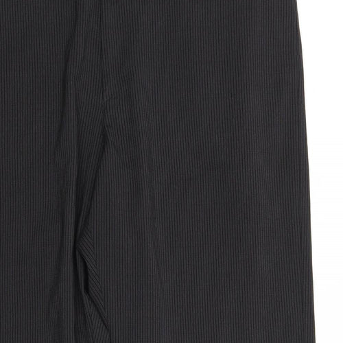 NEXT Mens Black Striped  Trousers  Size 36 L31 in