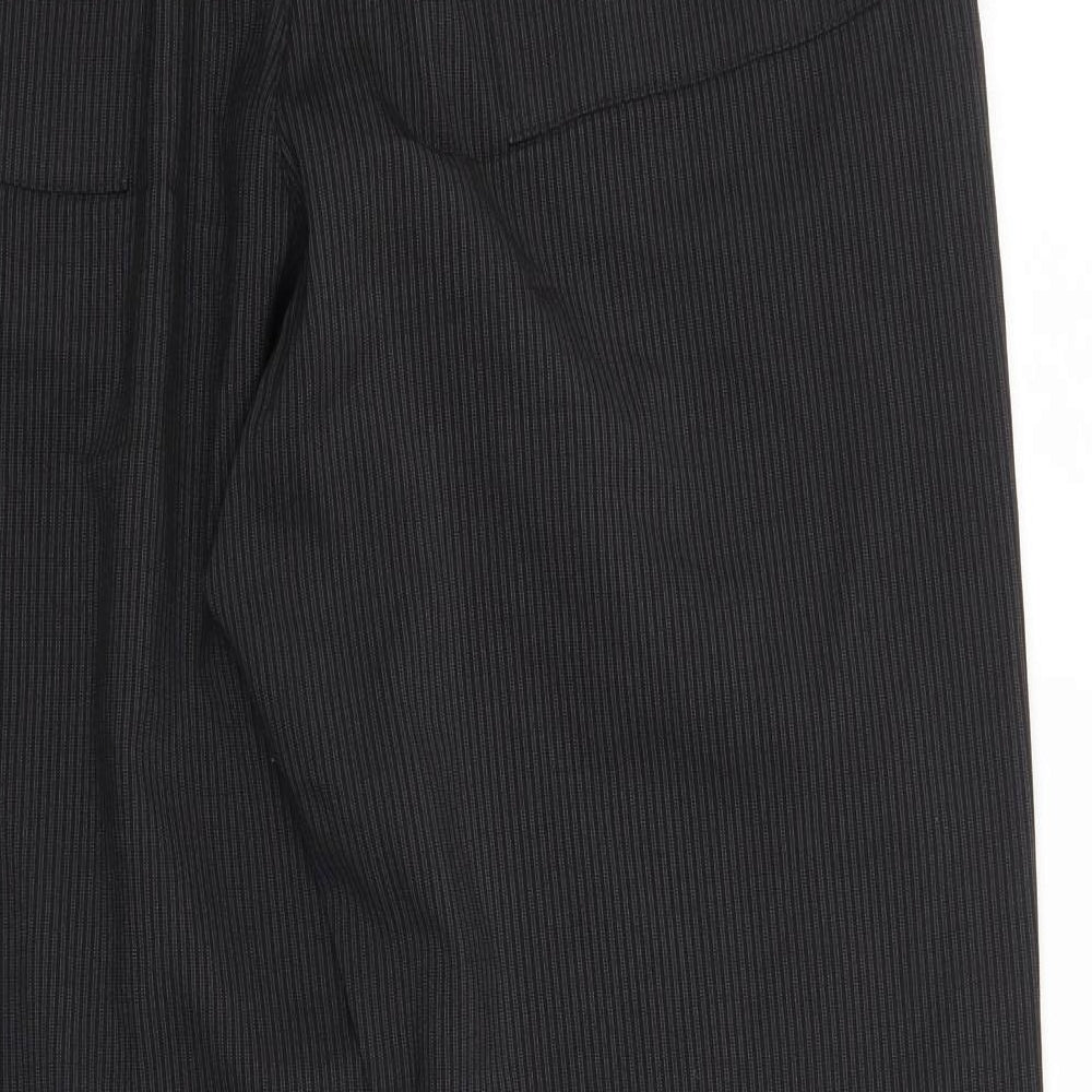 NEXT Mens Black Striped  Trousers  Size 36 L31 in