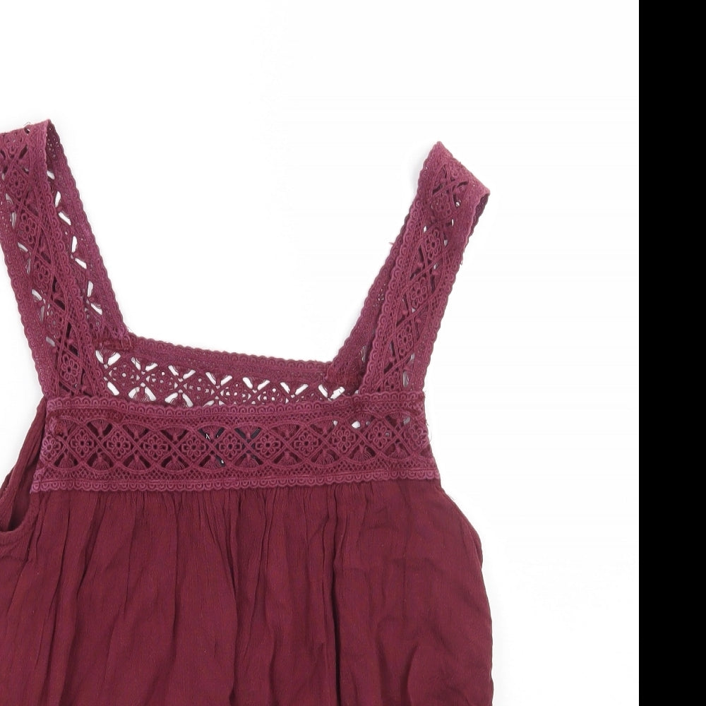 Newlook Womens Red   Basic Tank Size 8