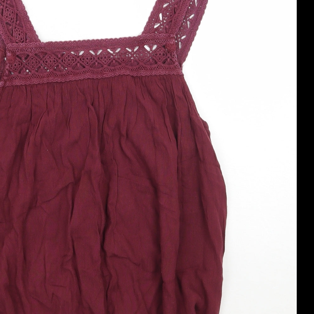 Newlook Womens Red   Basic Tank Size 8