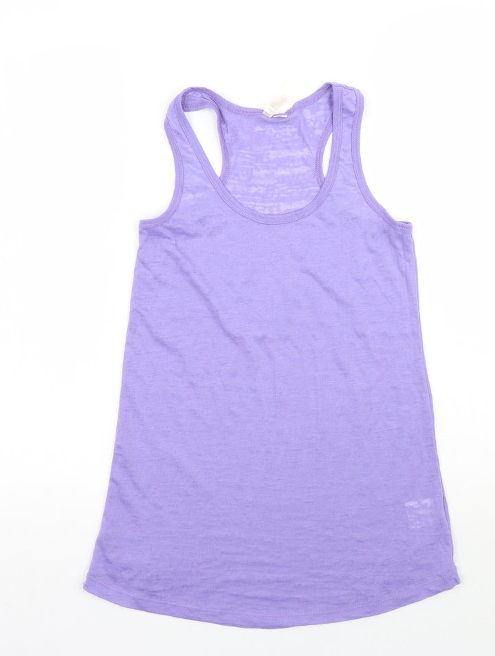 Pride fashion Womens Purple   Basic Tank Size 8