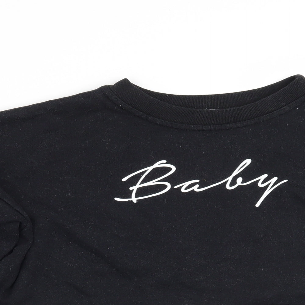 Love Womens Black   Pullover Jumper Size M