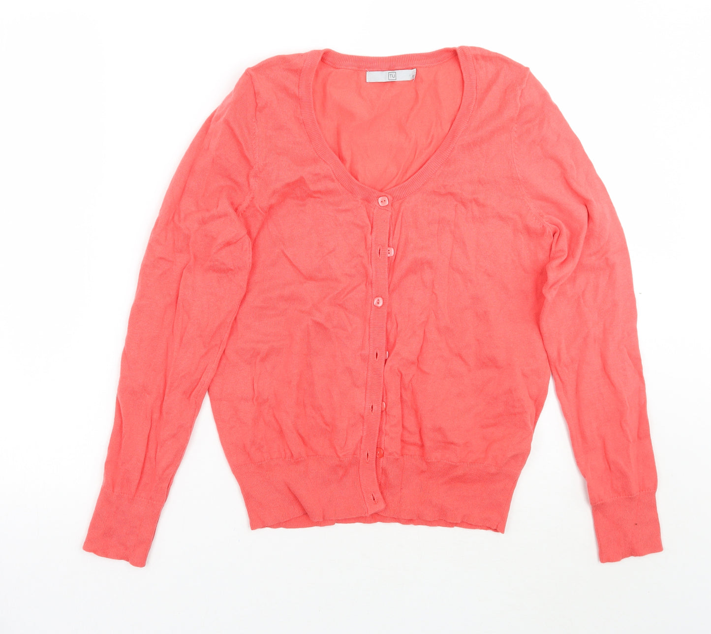 TU Womens Pink   Cardigan Jumper Size 12