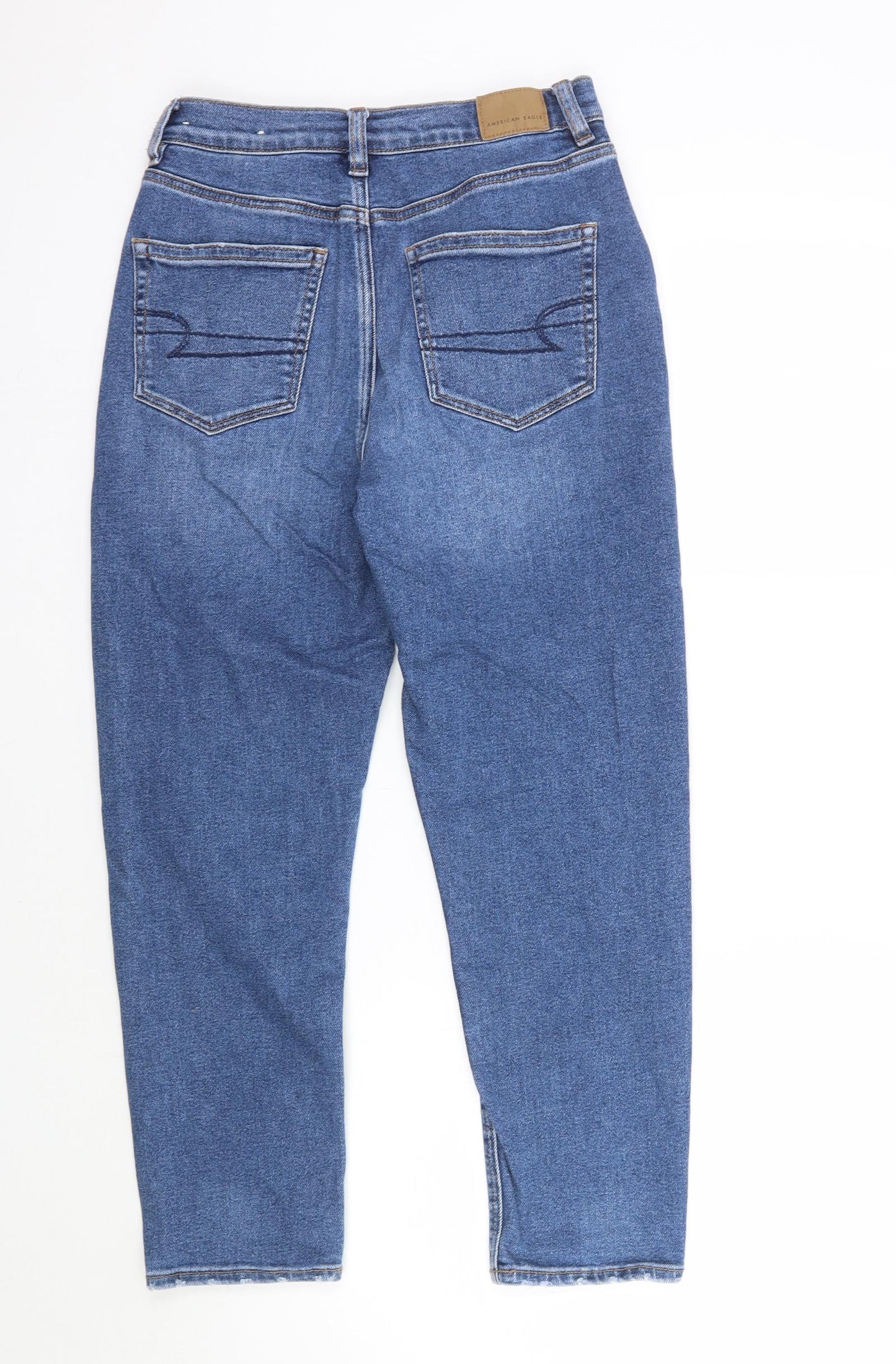 American Eagle Outfitters Womens Blue   Cropped Jeans Size 6 L24 in
