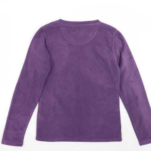 Peter Storm Girls Purple  Rayon Pullover Jumper Size 13 Years