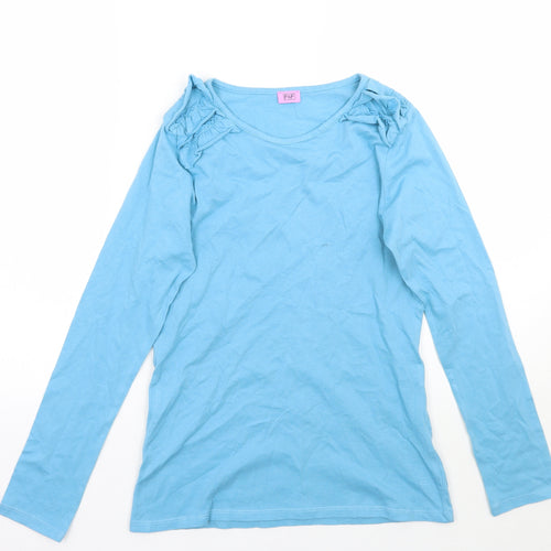 F&F Girls Blue   Basic T-Shirt Size 13 Years